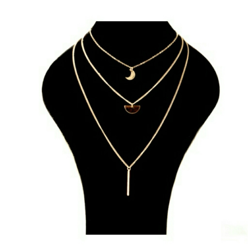 Moonchild layered necklace